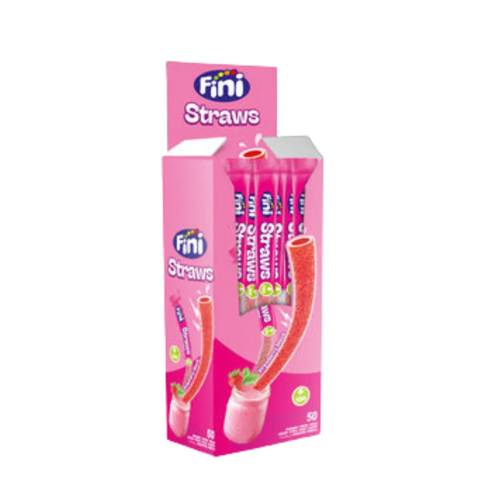 Fini Straws Strawberry doosje