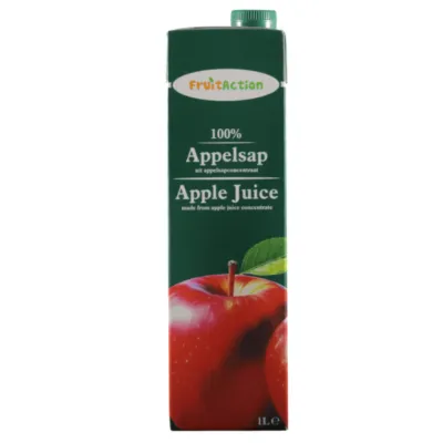 Fruit action appelsap voorkant pak