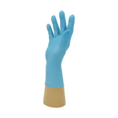 Handschoen Nitril Blauw Ongepoederd S