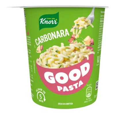Knorr good pasta spaghetti carbonara cup 71 gr