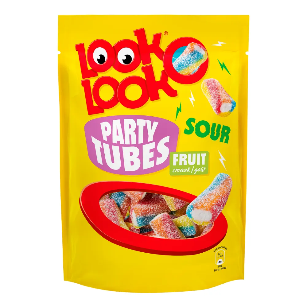 LOL party tubes zakje zuur voorkant