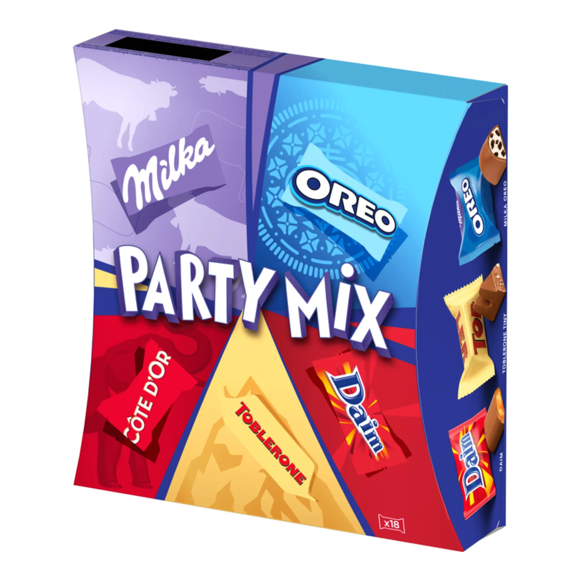 Milka Party Mix 16 pralines (8x 143gr) - Afbeelding 2