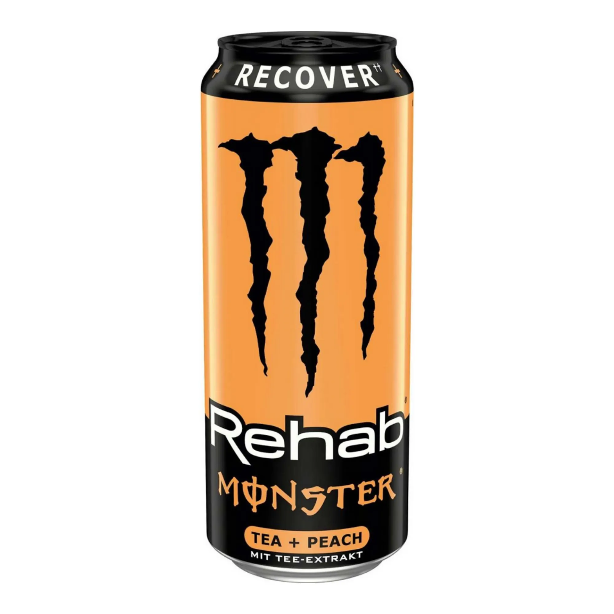 Monster Rehab Peach Tea blik (12x 50cl) - Afbeelding 2
