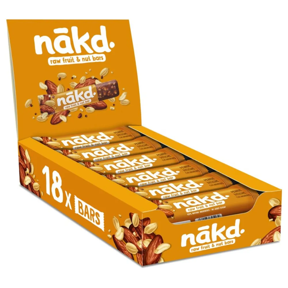 Nakd Peanut Delight candybar doos
