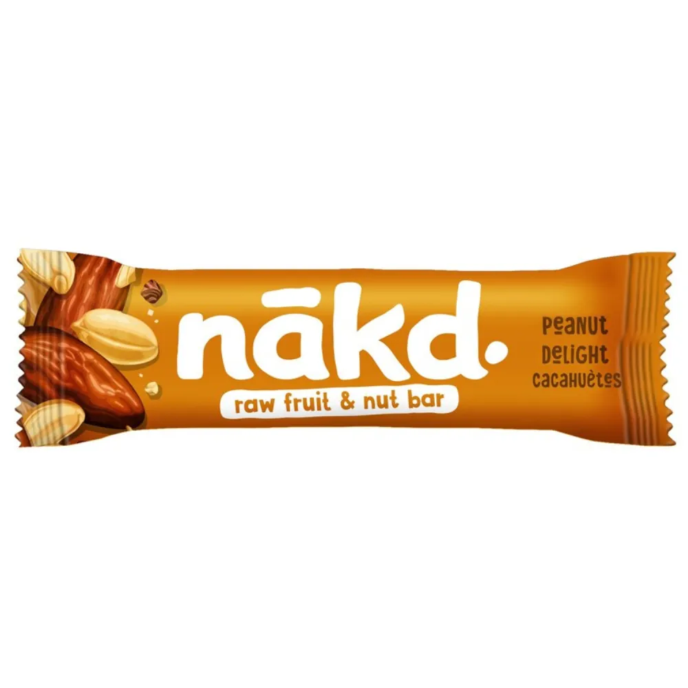 Nakd Peanut Delight candybar voorkant
