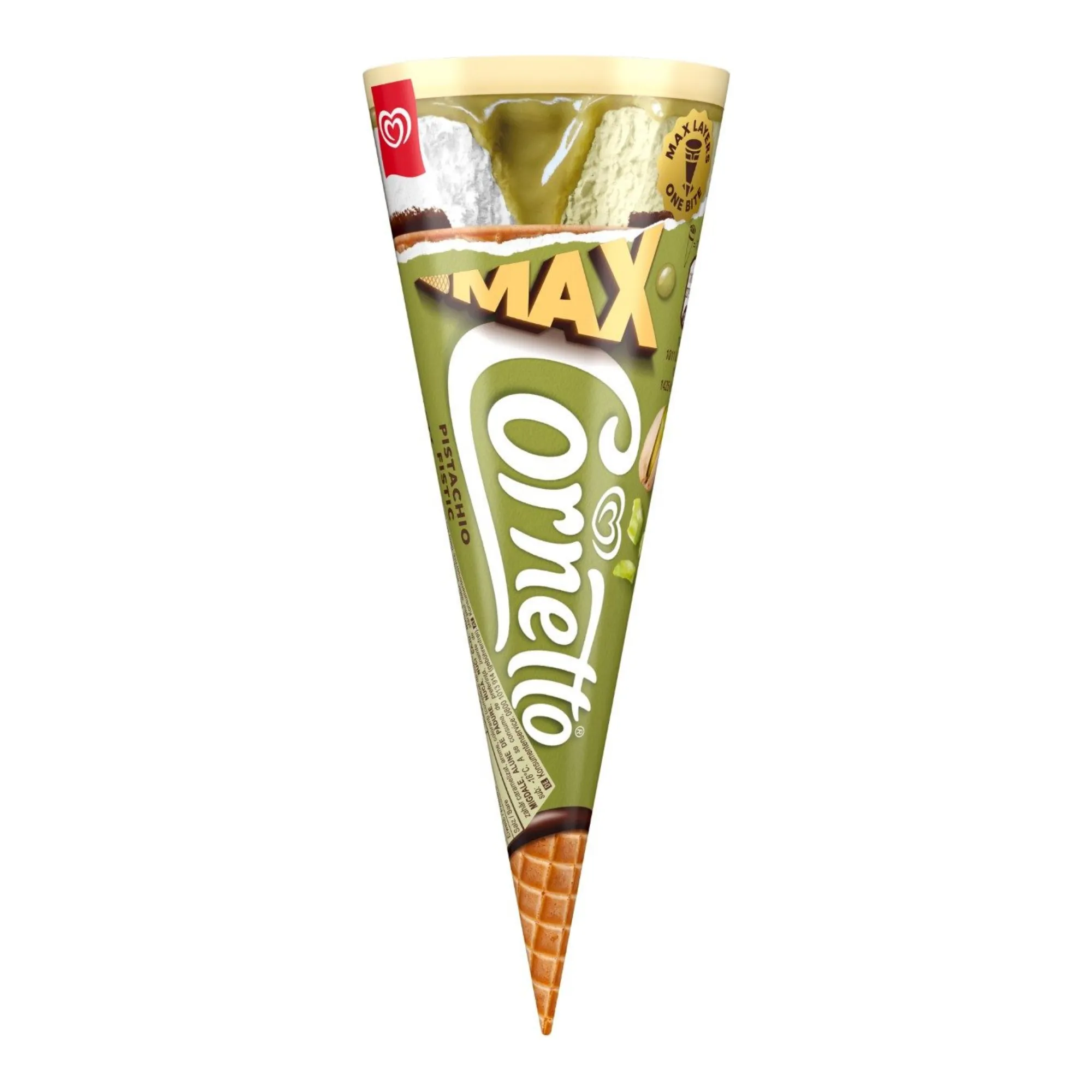 OLA Handijs Cornetto Pistache MAX (24x 115ml) - Afbeelding 3