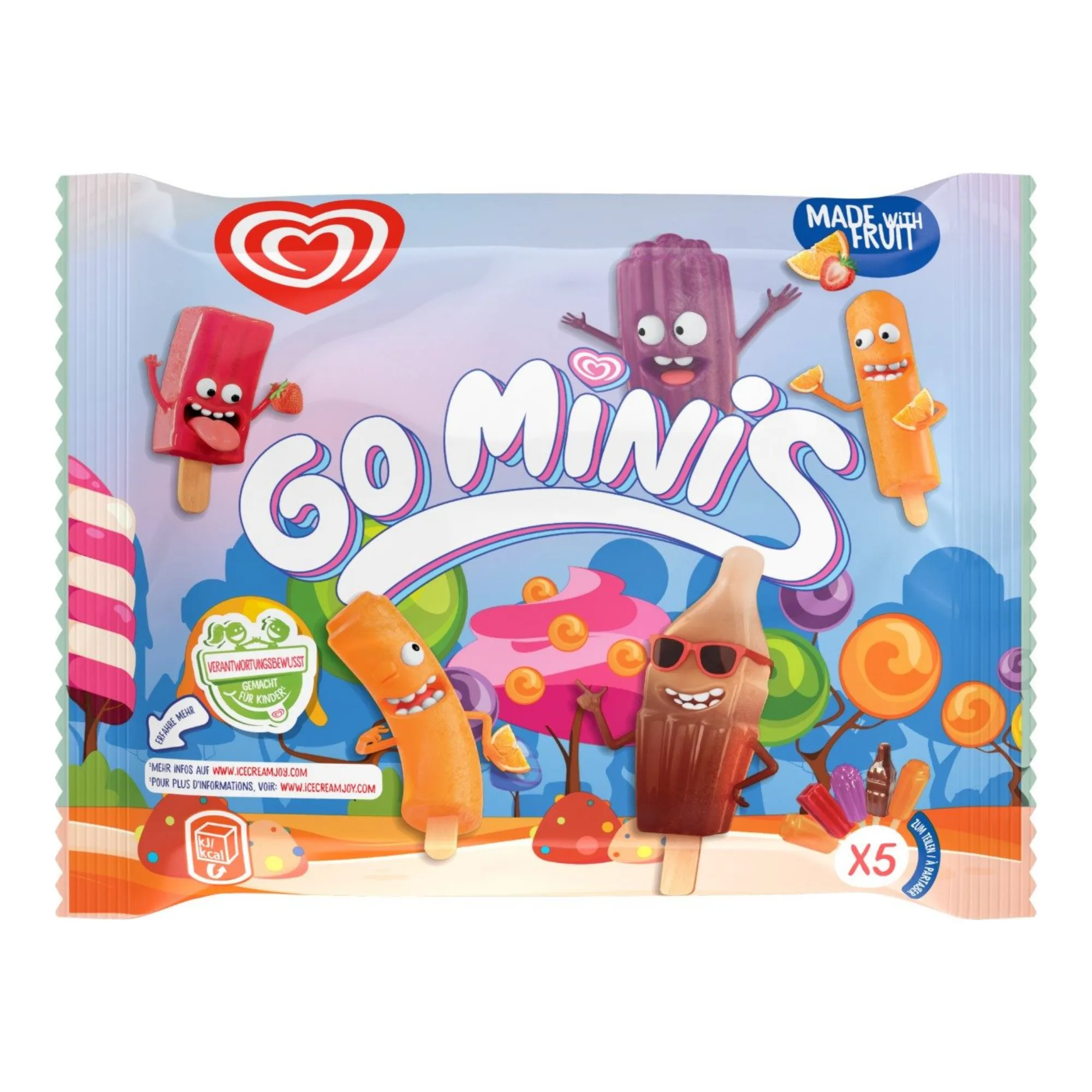 OLA Hand Ice Cream Go Mini's 5-pack (20 pieces) - Image 3
