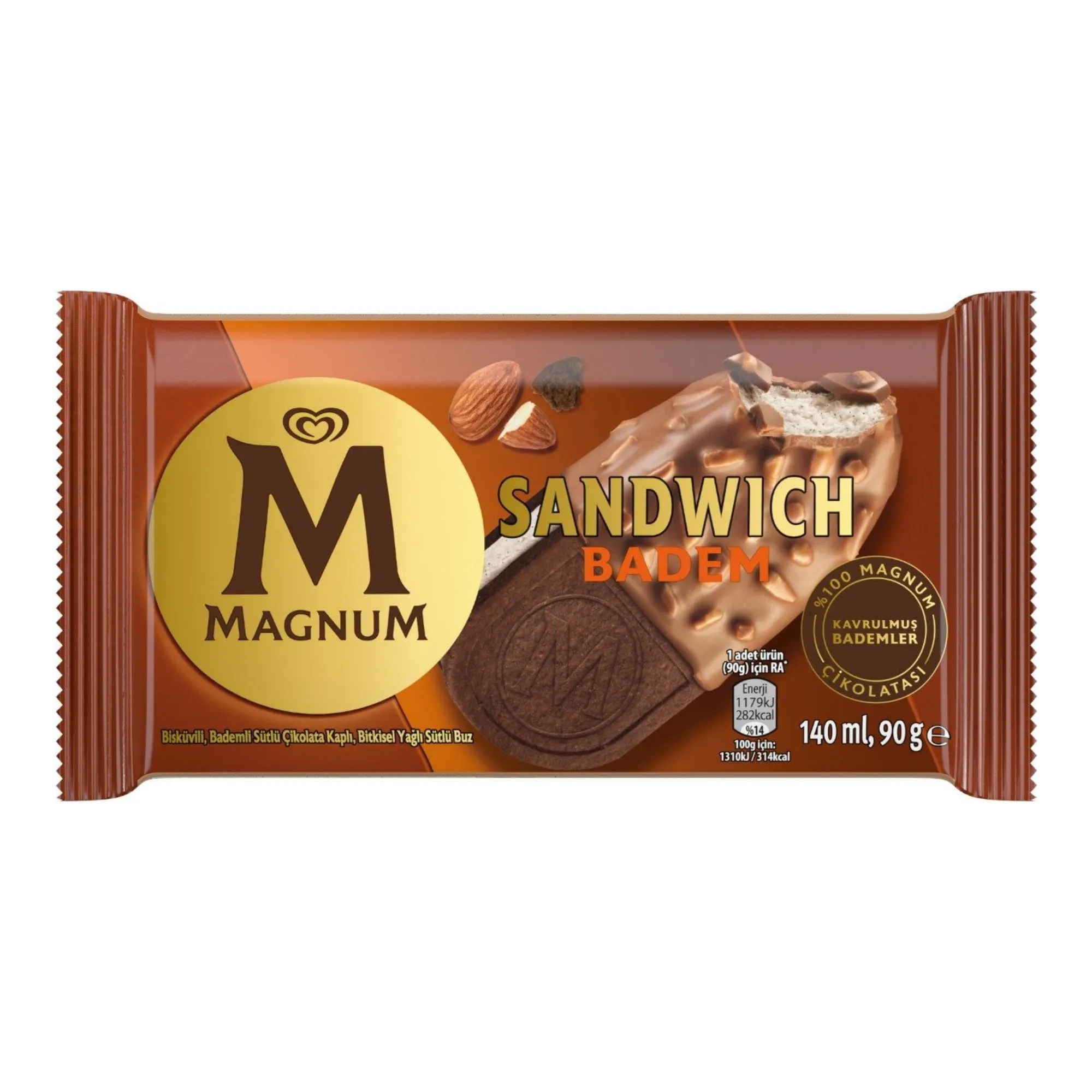 OLA Handijs Magnum Sandwich Almond (20x 140ml) - Afbeelding 2