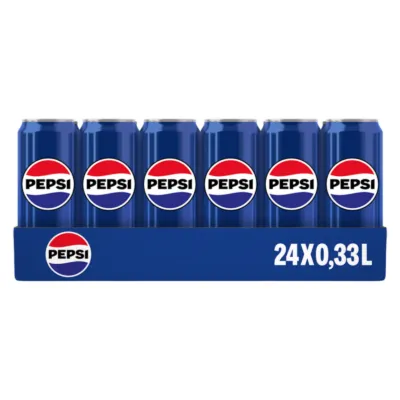 Pepsi cola tray blikjes voorkant