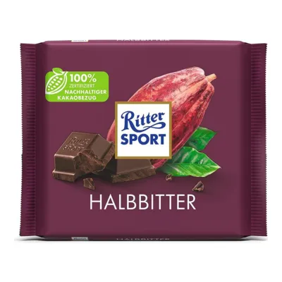 Ritter Sport Puur (12x 100gr) voorkant
