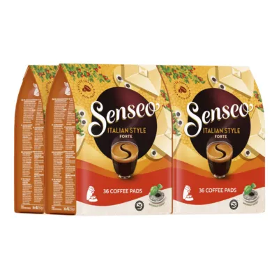 Senseo Italian Style Coffee Pads Gemalen (4x 36 pads) 4
