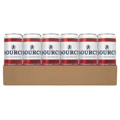 Sourcy Rood Sleek Blik tray voorkant