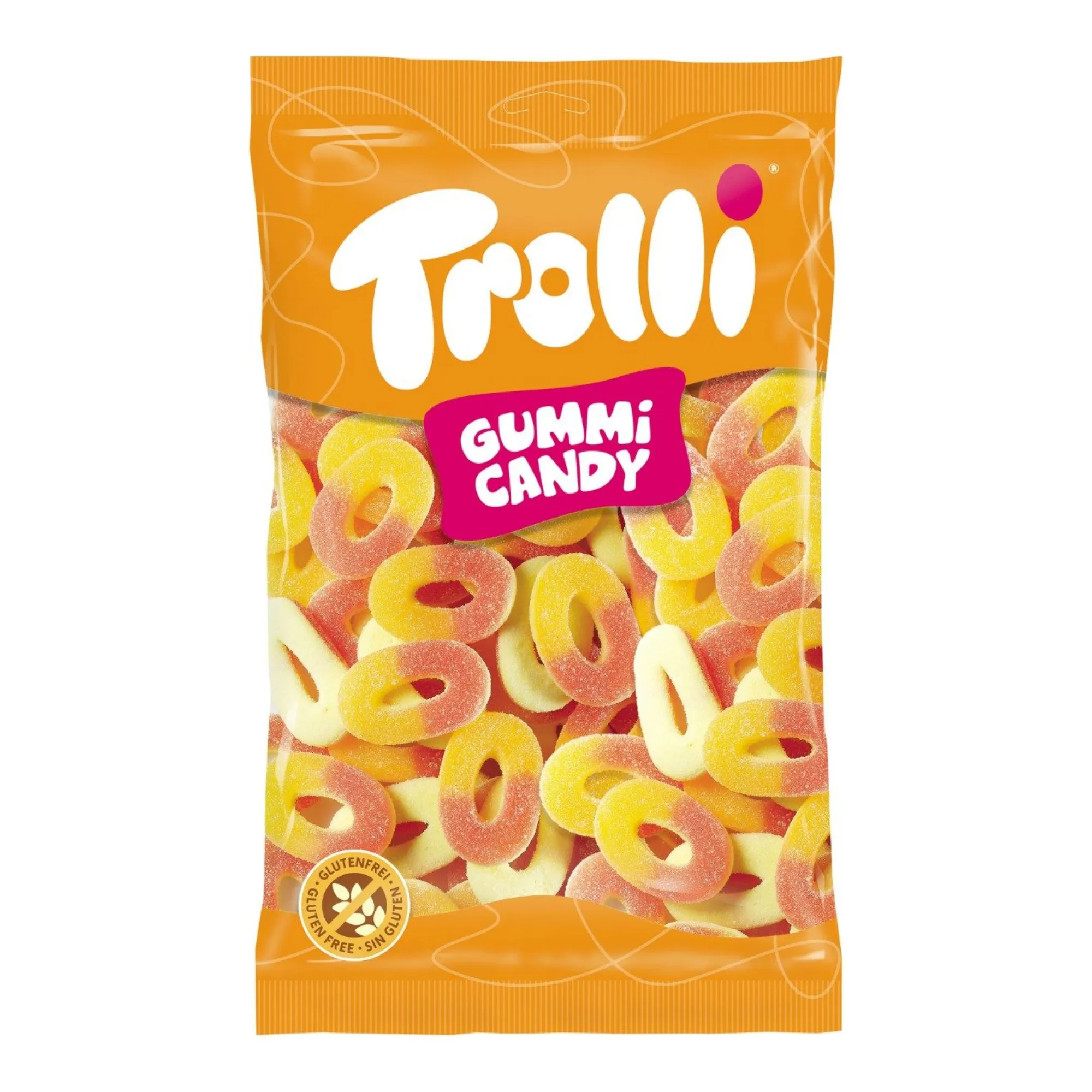 Trolli Perzikringen (1 kg) zak