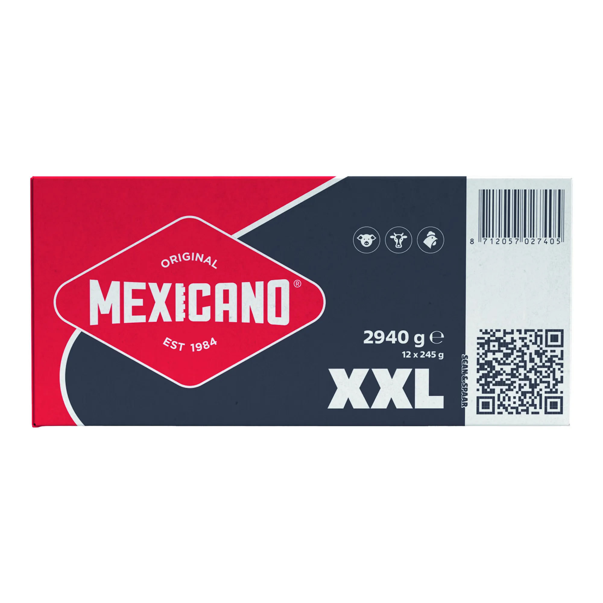 De Vries Super Mexicano XXL (12x 245 gram)