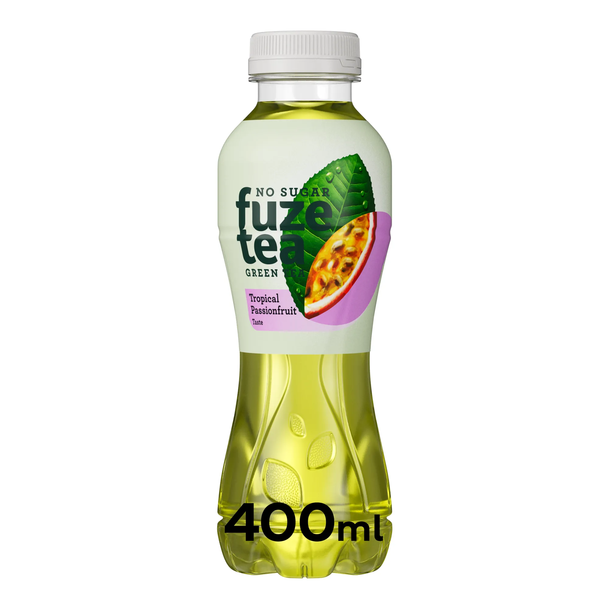 Fuze Tea Green Tea Tropical Passionfruit No Sugar (6x 400 ml)