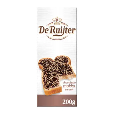 De ruijter chocolade mokka smaak 200 gr