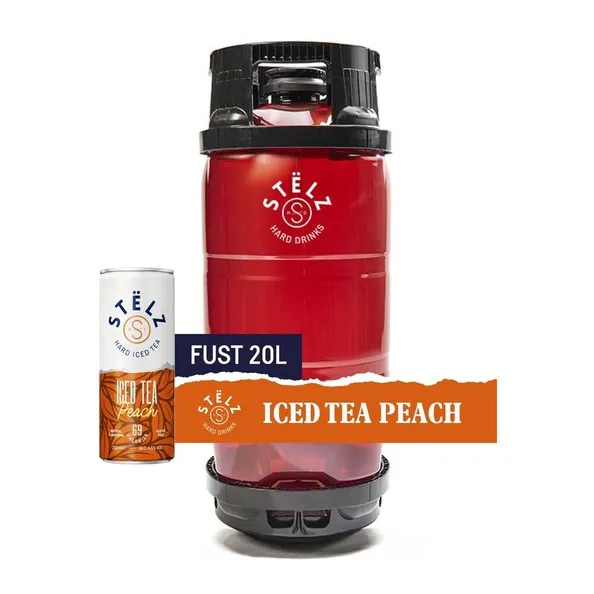 Stelz hard iced tea peach 20 liter