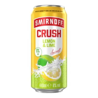 Smirnoff Crush Lemon & Lime Blik (12x 44 cl)
