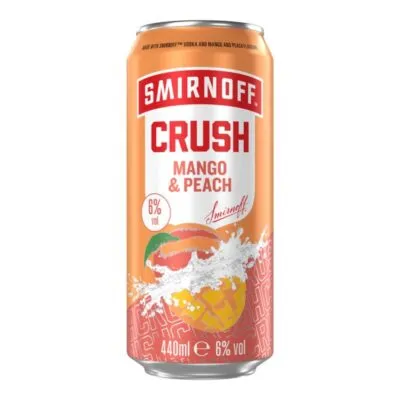 Smirnoff Crush Mango & Peach Blik (12x 44 cl)