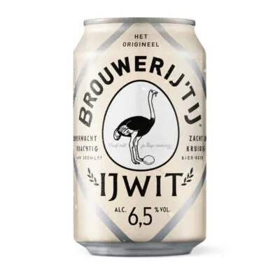 't IJ ijwit blik 33 cl