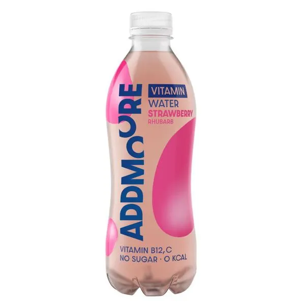 Addmoore vitamin water strawberry pet 0.5 liter