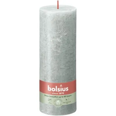 Bolsius rustiek stompkaars 190/68 jade green a4