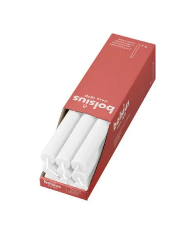 Bolsius rustiek tafelkaars 9 stuks cloudy white a9