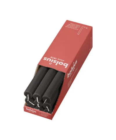Bolsius rustiek tafelkaars 9 stuks stormy grey a9
