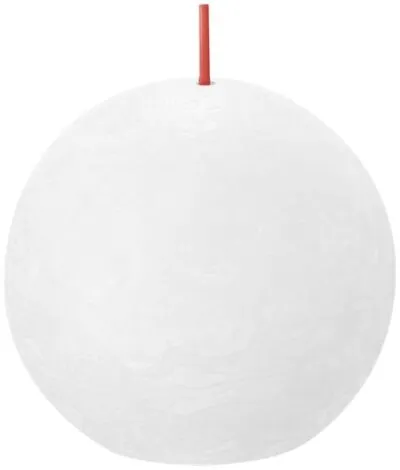 Bolsius rustiek bolkaars 76mm cloudy white a6
