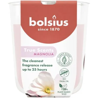 Bolsius geurglas 80/73 true scents magnolia a6