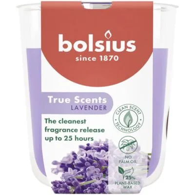 Bolsius geurglas 80/73 true scents lavender a6
