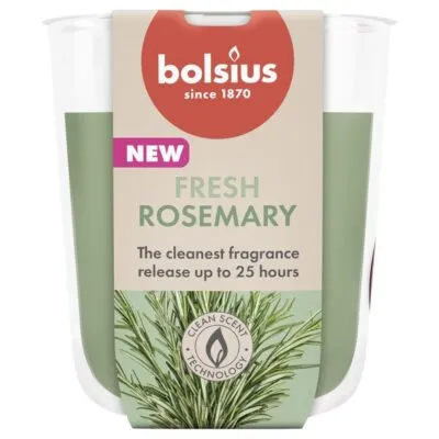 Bolsius geurglas 80/73 true scents rosemary a6