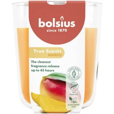 Bolsius geurglas 97/85 true scents mango a4