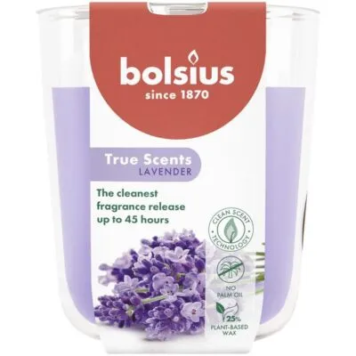 Bolsius geurglas 97/85 true scents lavender a4