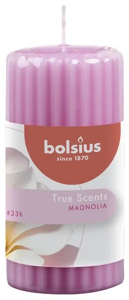 Bolsius Pillar True Scents Magnolia Ø58×120 mm 33uur (6 stuks)