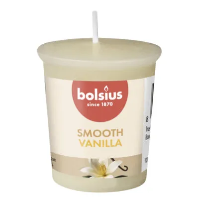 Bolsius Votive Rond True Scents Vanilla Ø45×53 mm 15 uur (24 stuks)