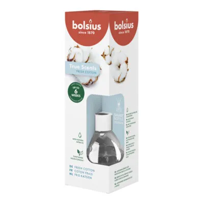 Bolsius Geurverspreiders 60 Ml True Scents F Cotton (6 stuks)