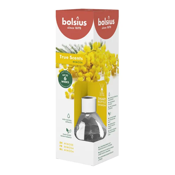 Bolsius Geurverspreiders 60 Ml True Scents Mimosa (6 stuks)