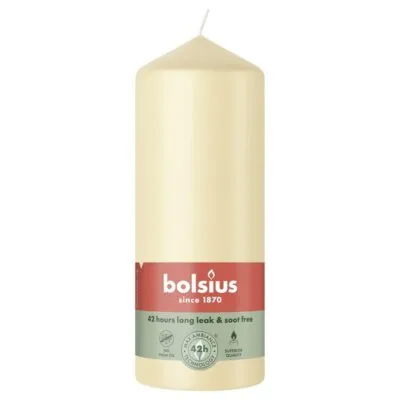Bolsius Stompkaars Beige Ø58×150 mm 42 uur (6 stuks)