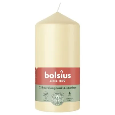 Bolsius Stompkaars Beige Ø58×120 mm 33 uur (6 stuks)