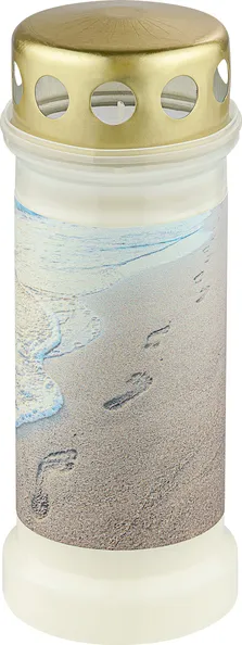 Bolsius Graflicht Nr 6 Met Deksel Strand Ø67/173 mm 70 uur (12 stuks)