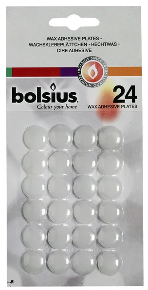 Bolsius Hechtwasrondjes Blister (24x 24 stuks)