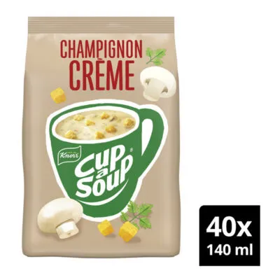 Knorr Cup-a-Soup Vending Champignon Creme X 4 (40x 140 ml)