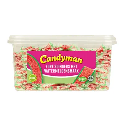 Candyman zure slingers watermeloen 1 kg