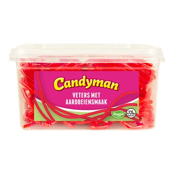 Candyman aardbei veters 1 kg