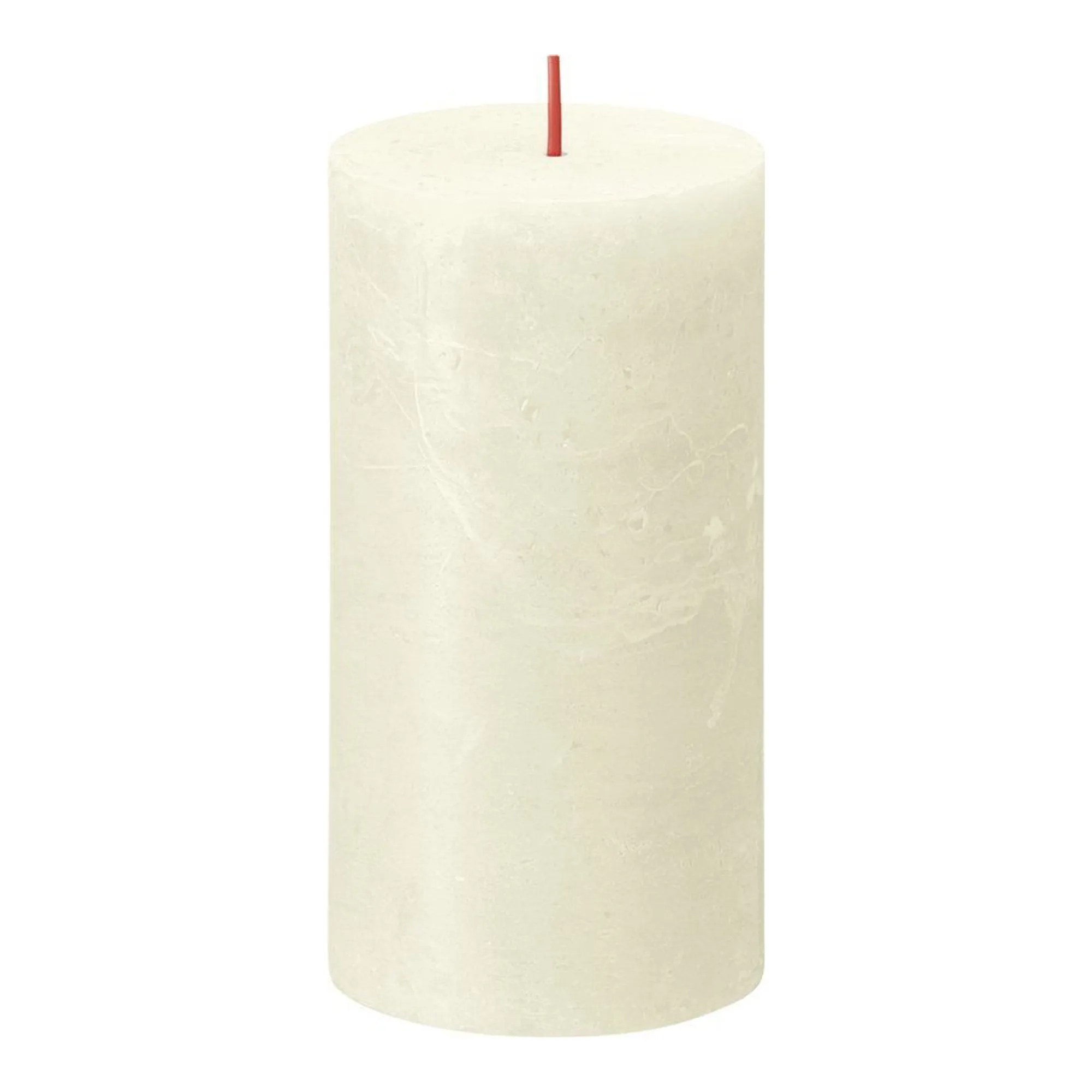 Bolsius Rustiek Stompkaars Soft Pearl Ø68x130 mm 60 uur (4 stuks)