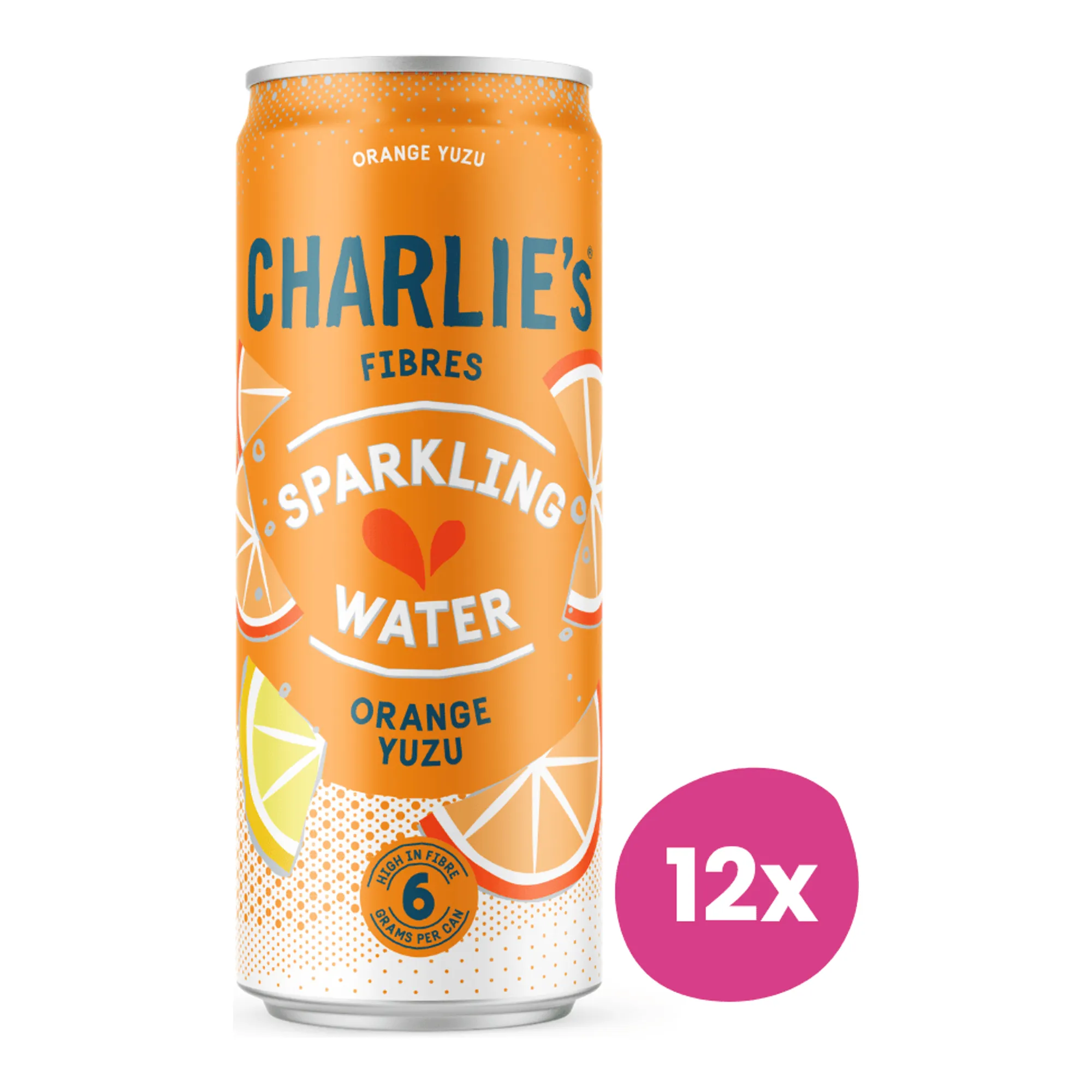 Charlie's Fibers Orange Yuzu Blik (12x 33 cl)