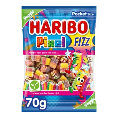 Haribo Pixel F!Zz Zakje (28x 70 gr)