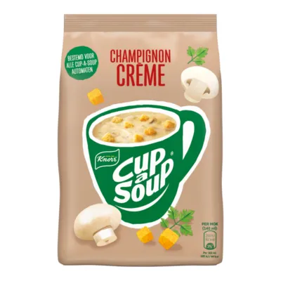 Knorr Cup-a-Soup Vending Champignon Creme (4 zakken)