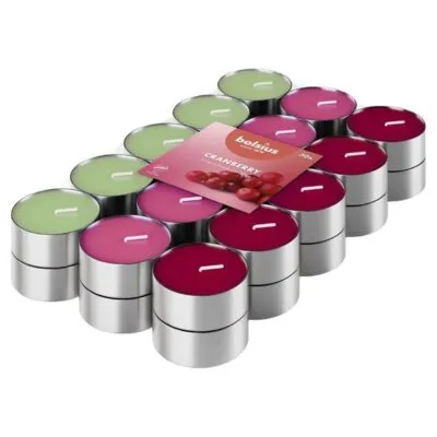 Bolsius Geurtheelichten Cranberry Ø38×16 mm 3,5 uur (8x 30 stuks)